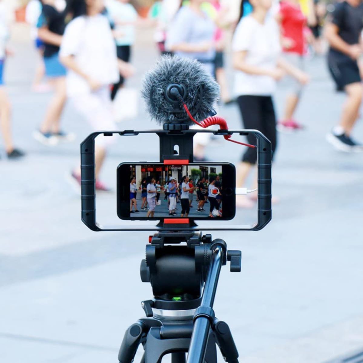 Smartphone Radio Rig Plastic Handheld Holder for Video Recording image 4