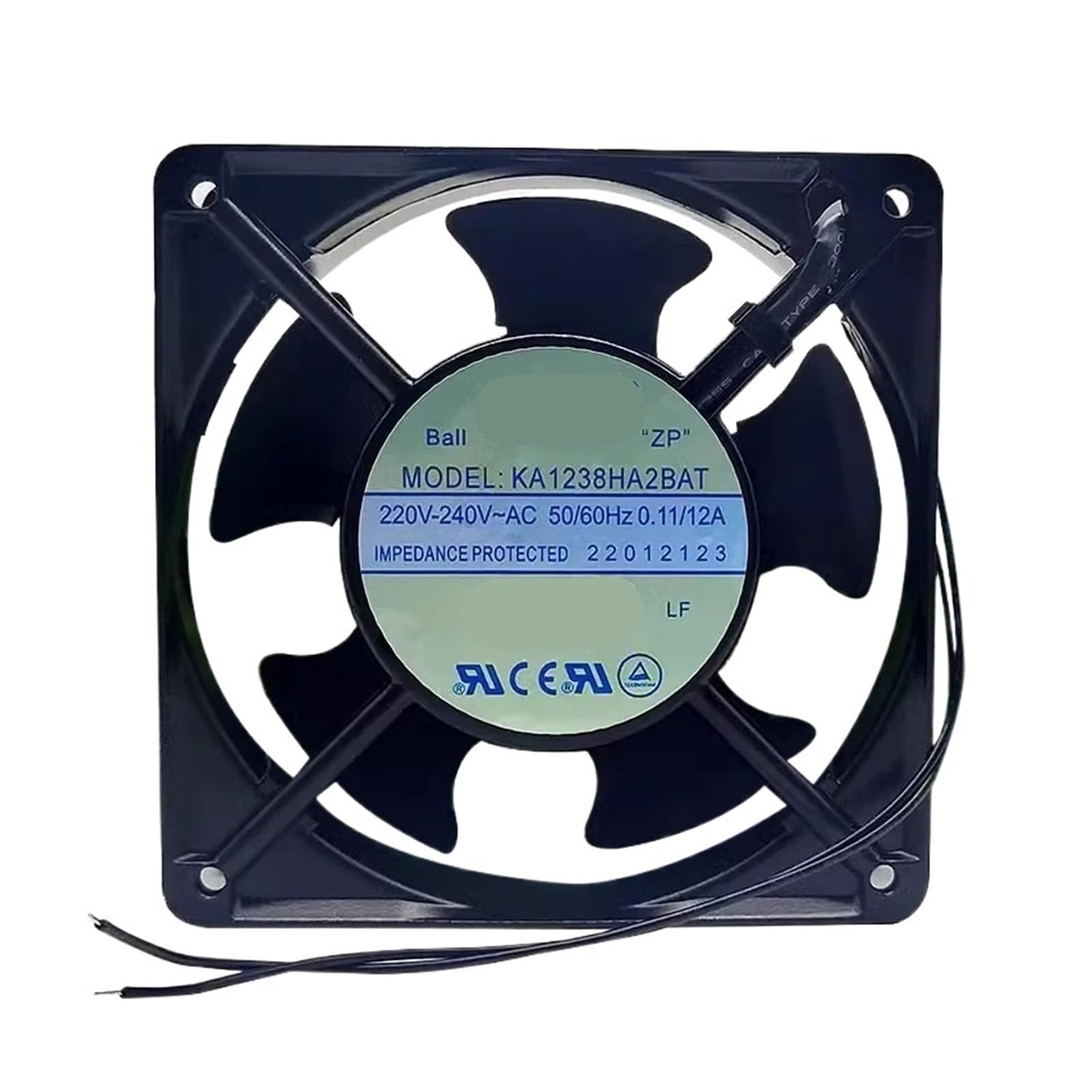 QNEZIQTMH 120x120x38mm KA1238HA2BAT AC220-240V 0.11/12A AC Cooling Fan