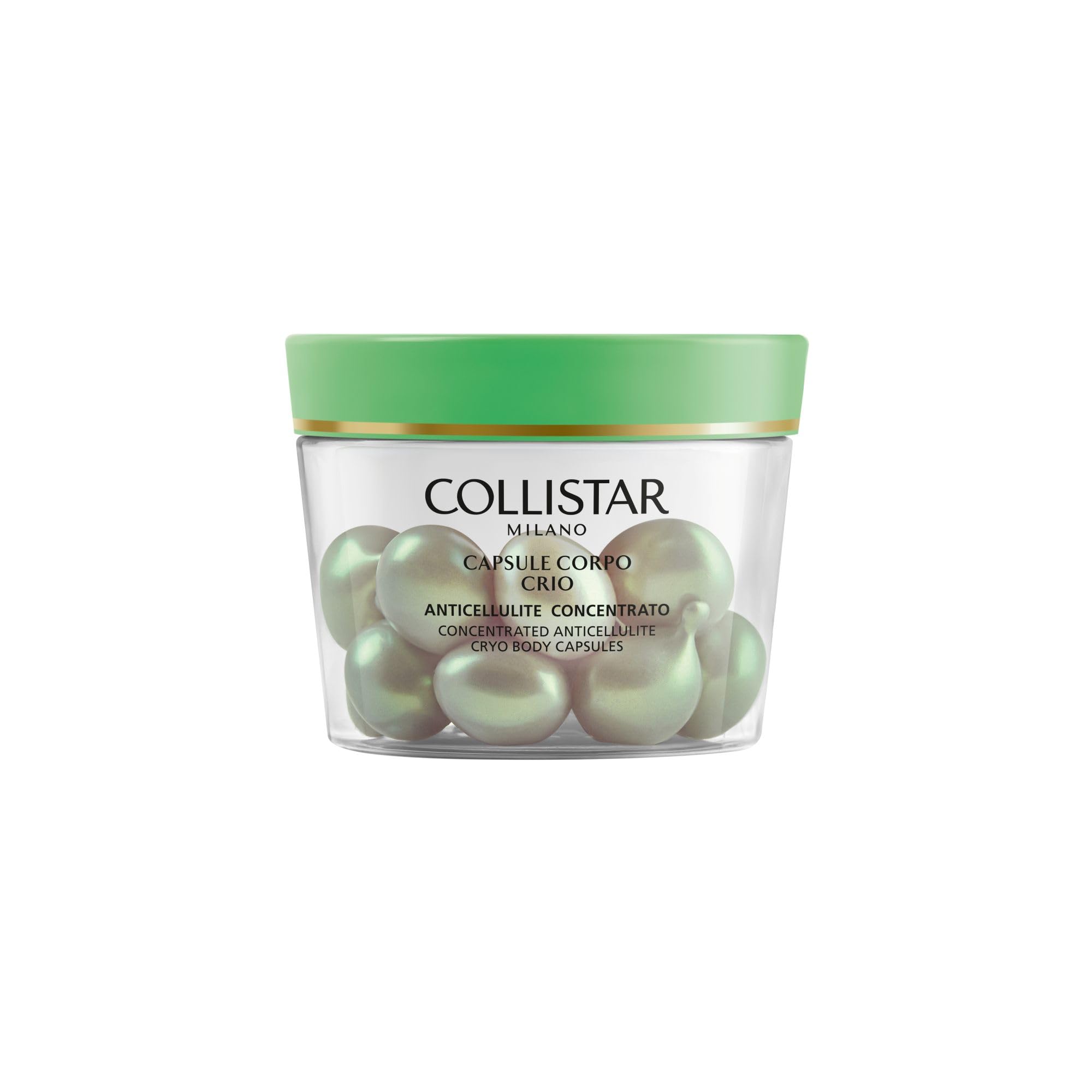 Collistar Cápsulas Corporales Crio Anticelulíticas Concentrado Intensivo, Tratamiento Focalizado, Reducen la Piel de Naranja y la Celulitis, Tonifican la Piel, 14 Cápsulas x 4 ml