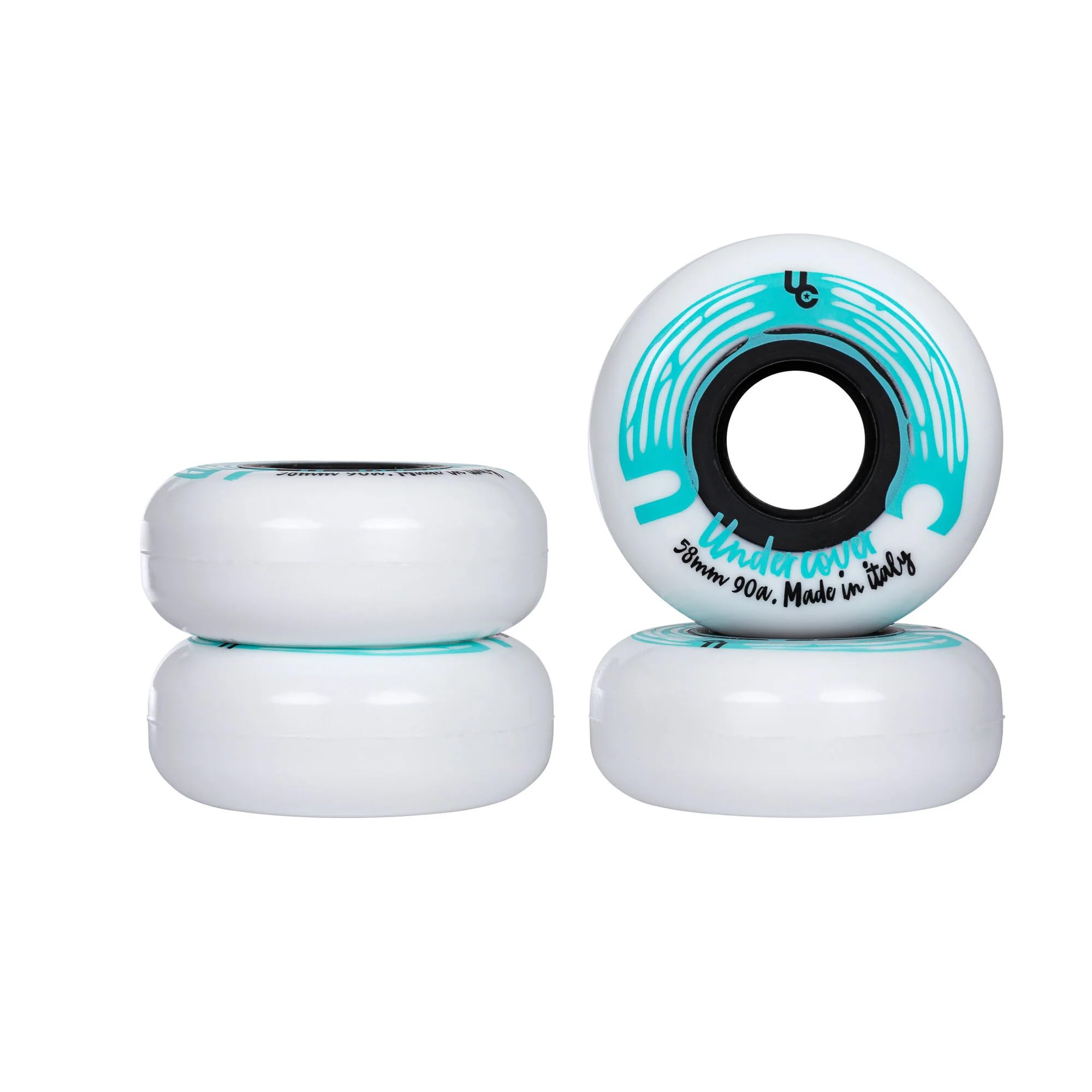 Undercover Inline Skate Rollen IT 58, 58mm / 90A, für Aggressive, 4er-Pack