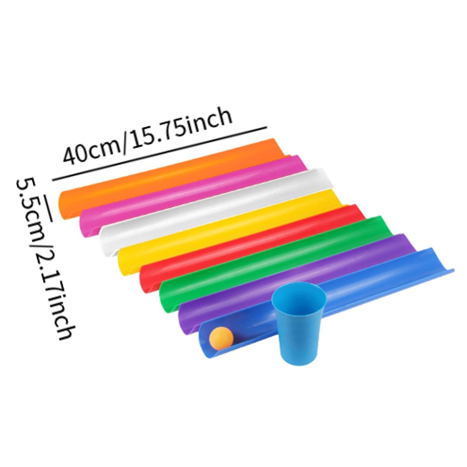 Giochi di con I Tubi, attività di Team Building, Giochi di Gruppo Colorati, Set di Tubi per Sport Giovanili All'aperto, Palestra, Scuola, 40 cm