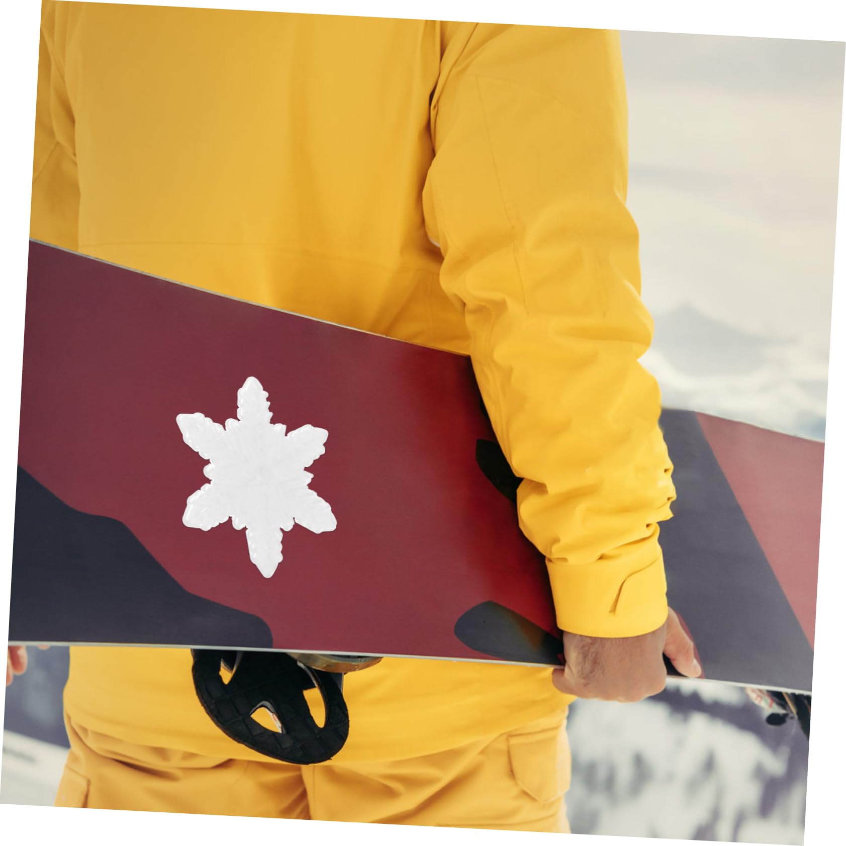 BESPORTBLE 5pièces Autocollant Antidérapant pour Snowboard Décalque De De Transparent Pad De Ski Monopode Accessoire De Glisse