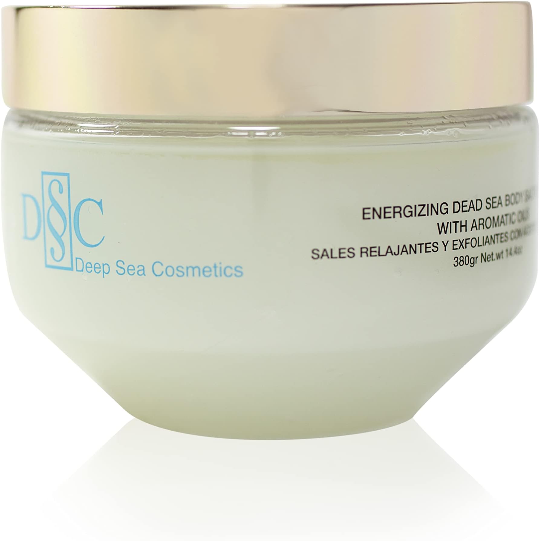 Deep Sea Cosmetics Women's Salt Scrub Energizer, Cucumber & Green Tea, 15.8 fl. oz.