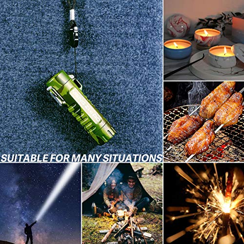 Encendedor plasma recargable impermeable con linterna LED miniatura 7