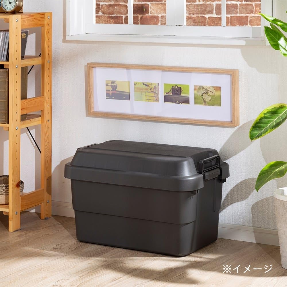 Amazon｜カインズ(CAINZ) 座れる丈夫な収納BOX 50L 幅60cm 奥行39cm 高