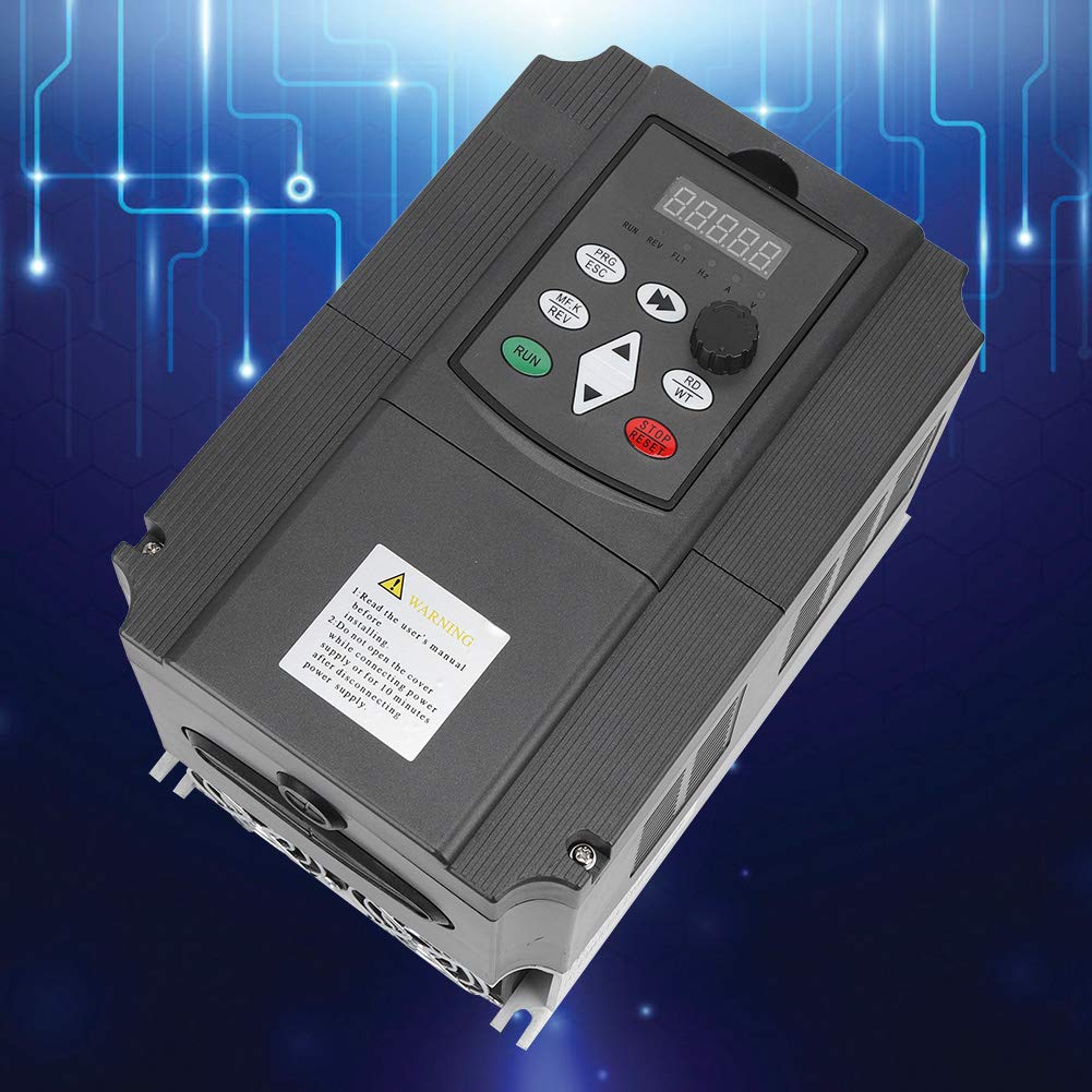 Convertitore di frequenza, CA 220 V 30 A 7,5 kW VFD monofase/trifase Inverter Convertitore di frequenza Convertitore di velocità