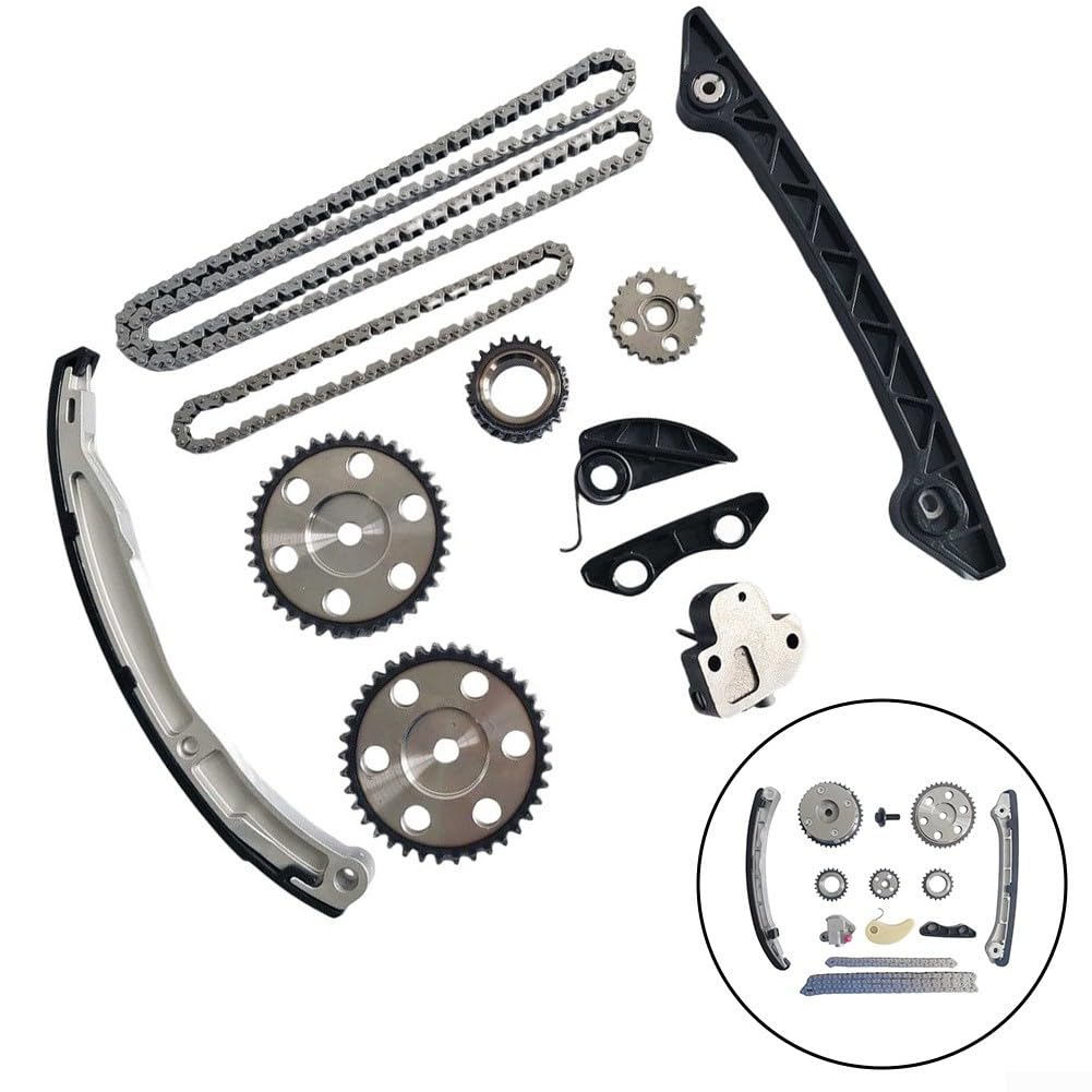 Juego de cadena de distribución de metal para motores Mazda 2.3L Turbo