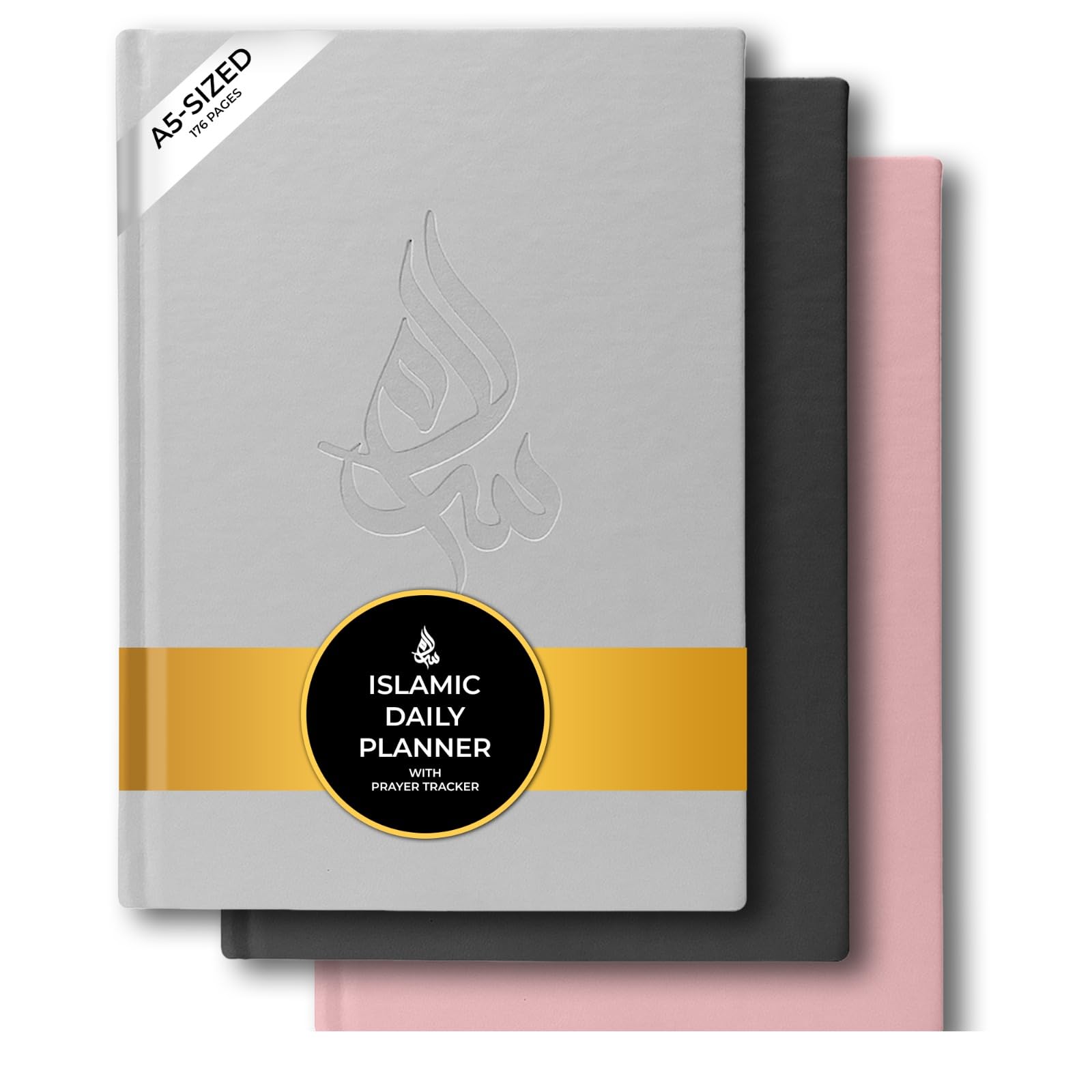 Salam Journal, Islamic Daily Planner with Prayer Tracker, Daily Hadith and Duas, Undated Layout with 6 Month Coverage, Ramadan and Eid Gift for Muslims (Cream)