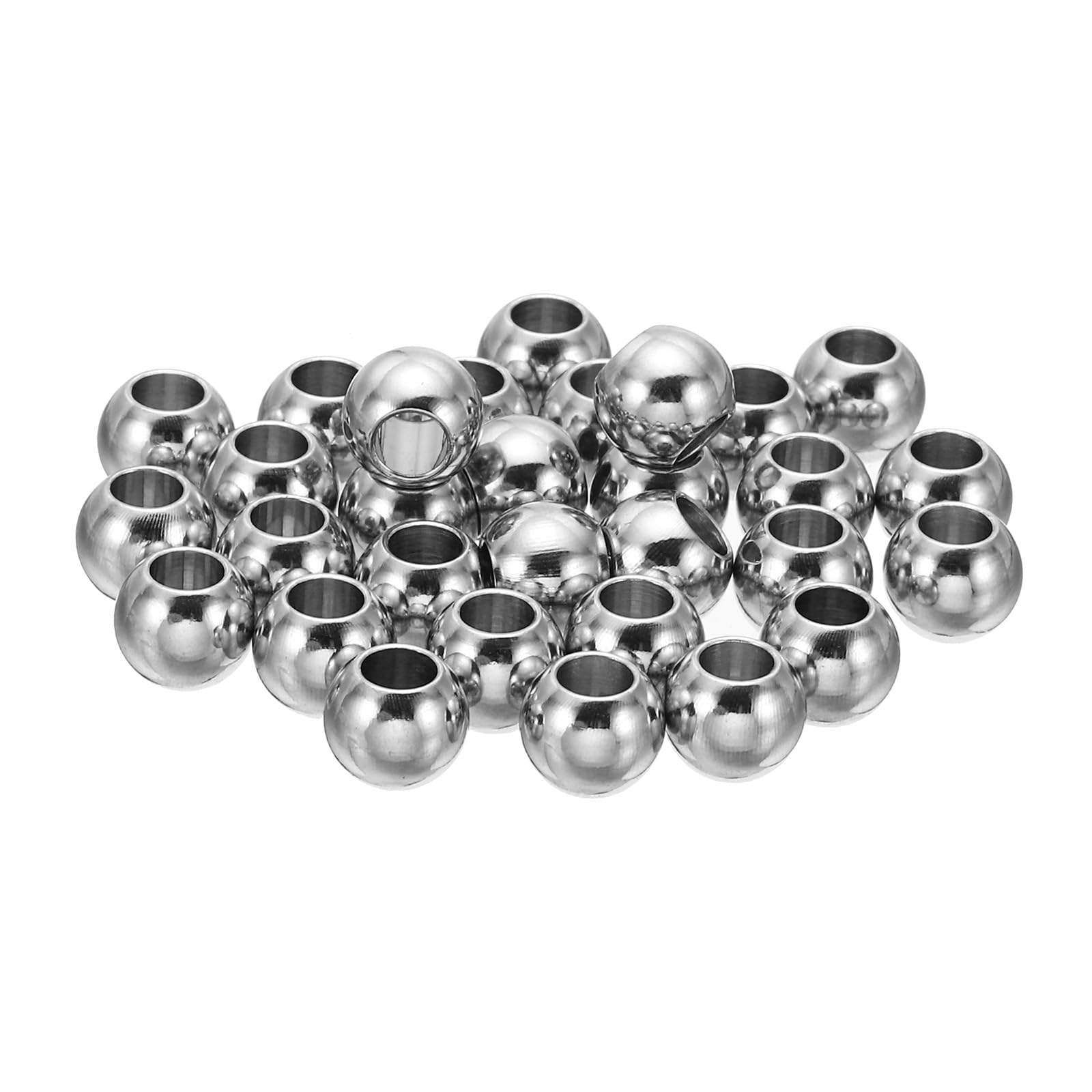 PATIKIL Smooth Round Spacer Beads