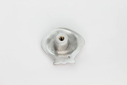 Miniatura 5 de Costello Coastal - Perillas para gabinete de concha marina (juego de 2, pequeño), herrajes de colección de peltre