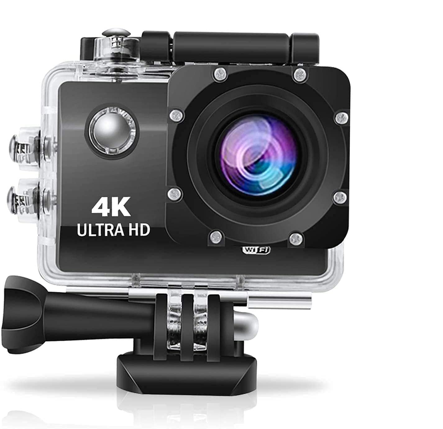 JK Vision 30Fps Action Camera Ultra Hd Underwater Camera 170 Degree Wide Angle 98Ft Waterproof Camera (Light 4K Action (Ac)) - Digital, Multicolor (DDC-48)