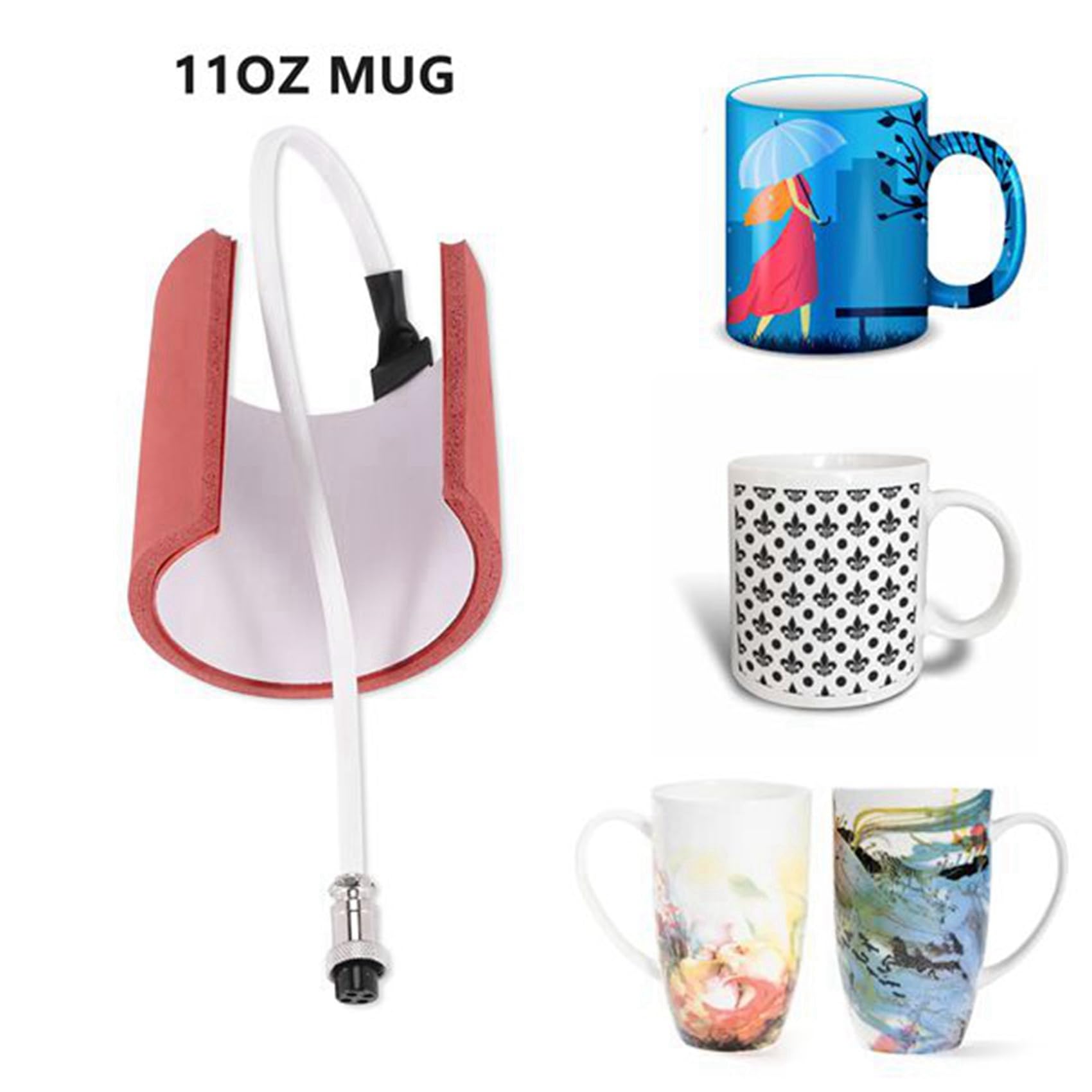 3 x maszyna do sublimacji 220 V, kubek silikonowy, poduszka grzewcza, mata, kubki, prasa cieplna, części do kubków, maszyny drukarskiej, 300 ml