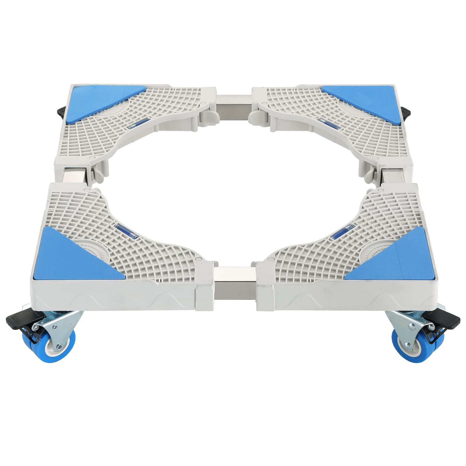 (SIMILAR ITEM) MYFULLY Adjustable Movable Furniture Dolly Roller Base, Multi-Functional Mobile Base for Dryer, Washing Machine and Mini Refrigerator Stand Moving Cart (8 Wheels)