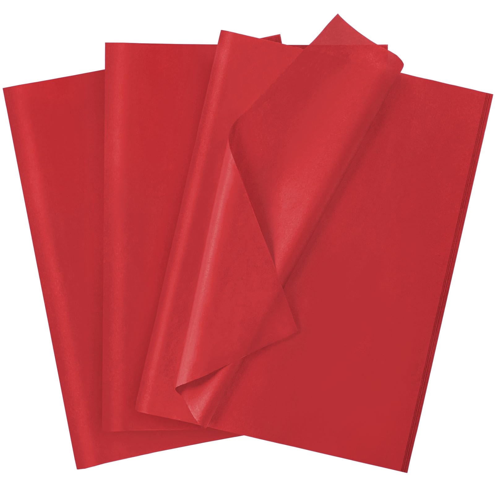120 Sheets 14 x 20 Inch Red Tissue Paper for Gift Bag Wrapping