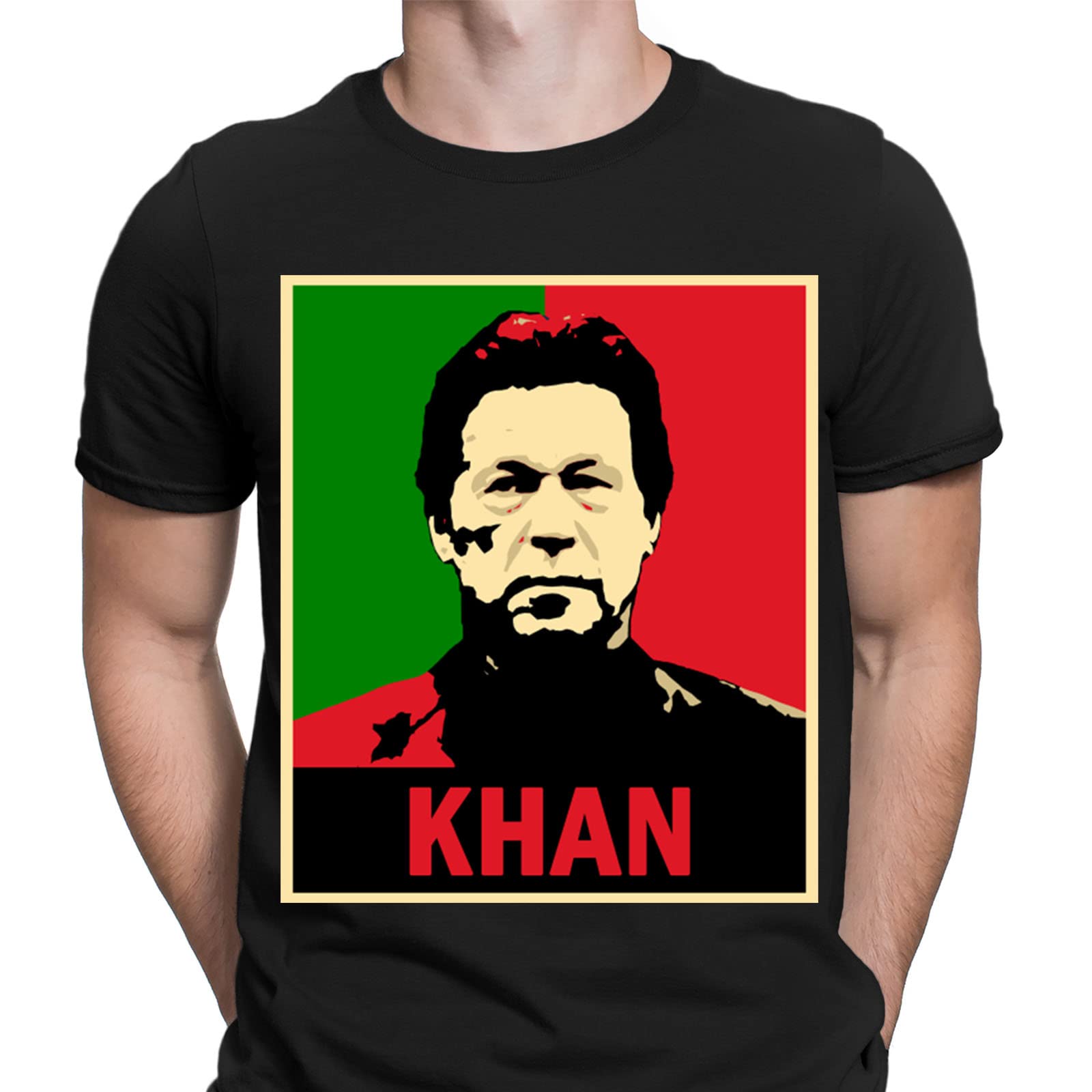 GenericFree Imran Khan Show Your Support PTI Pakistan Mens T-Shirts Tee Top #DGV1