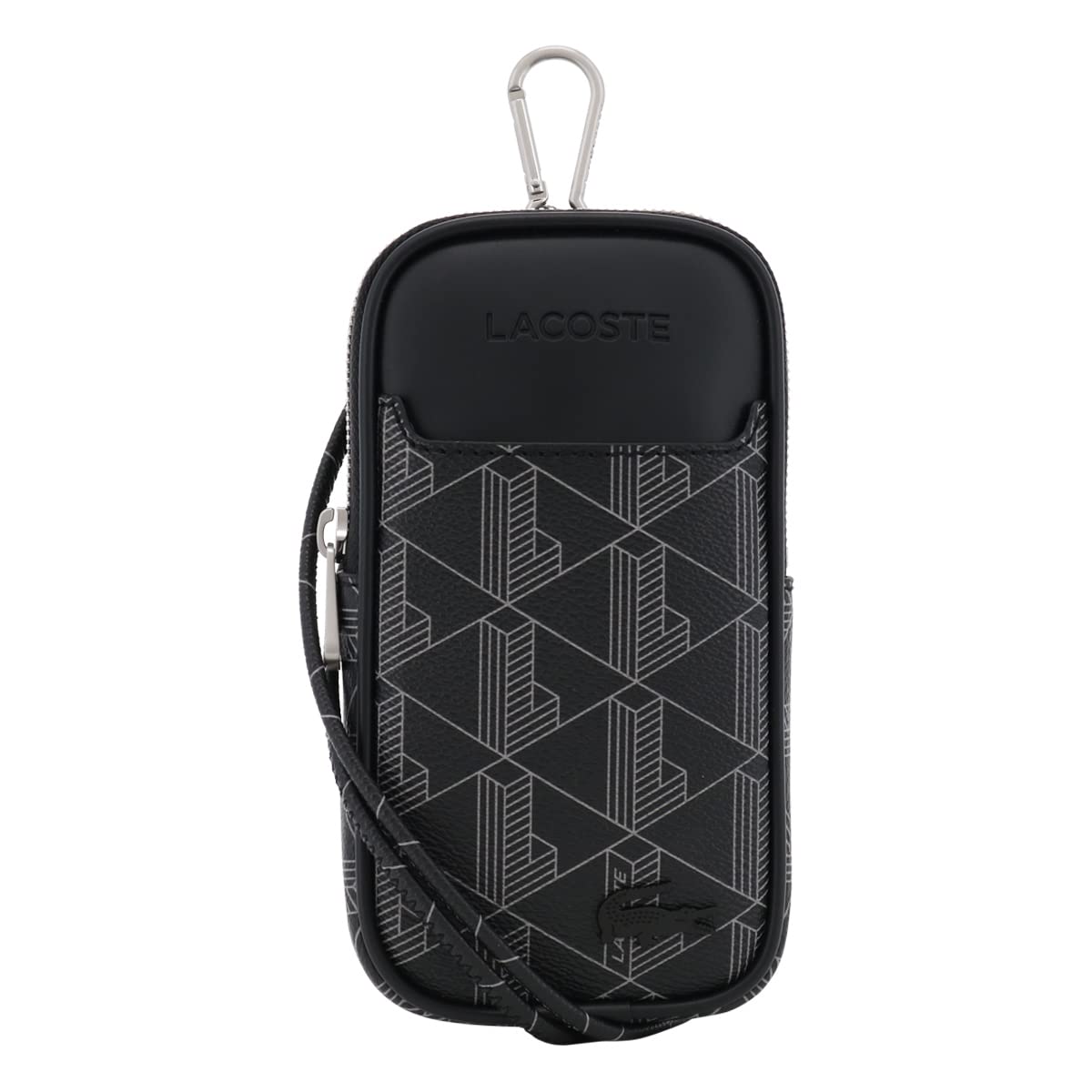 LACOSTE オレンジ スマホショルダーバッグ MH1281K-Z40 LACOSTE オレンジ スマホショルダーバッグ MH1281K-Z40