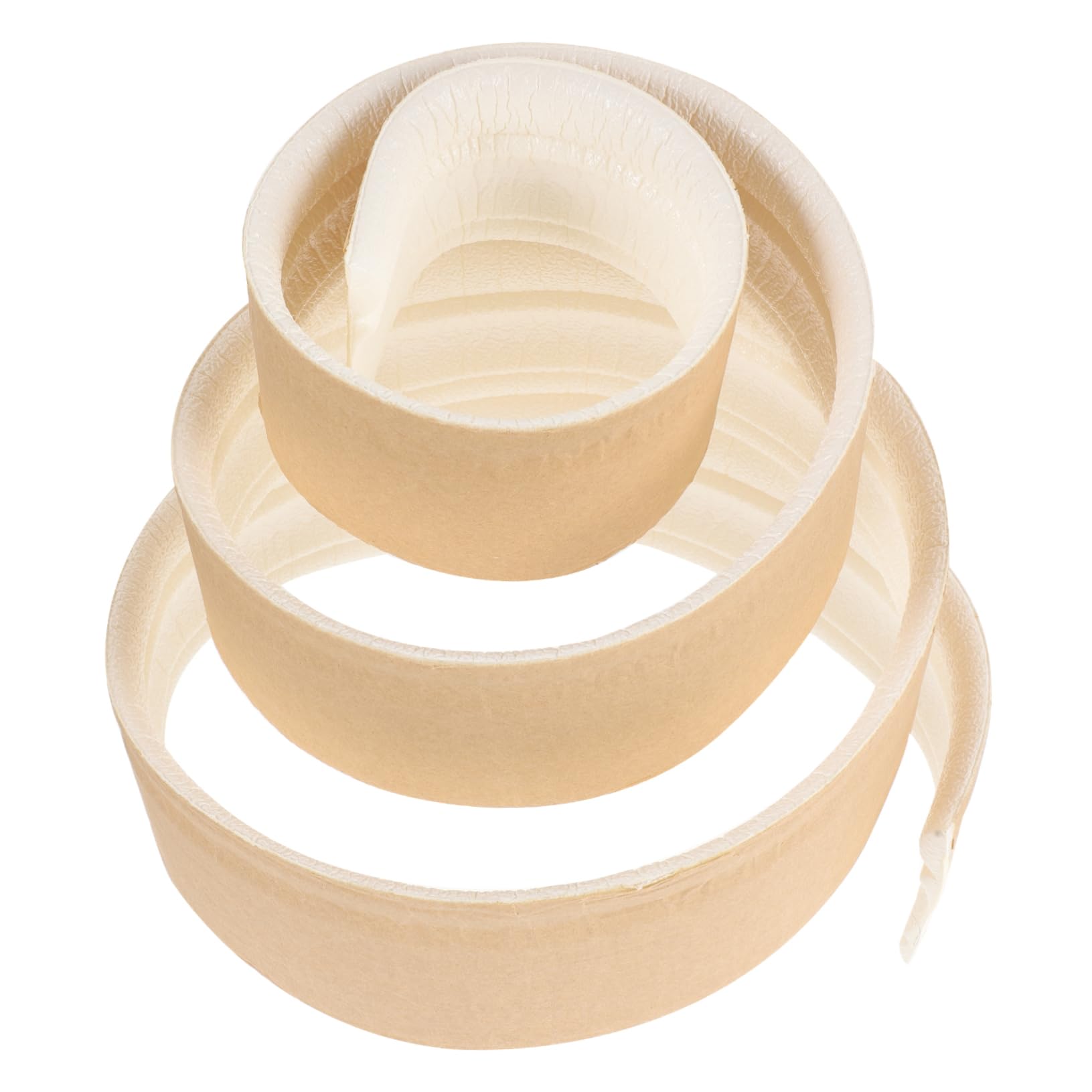 HOMSFOU 5piezas Moldura Flexible Autoadhesiva Para Esquinas De Pared Tira Decorativa De Caulk Para Bordes De Muebles y Azulejos Fácil De Usar Residuos