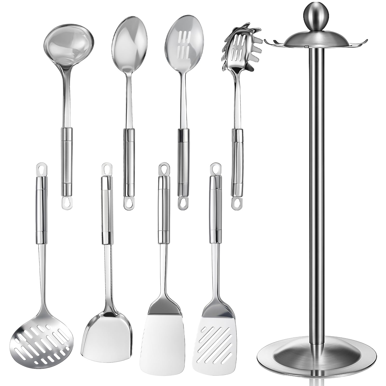 【おまとめセール品】未使用 ドリームウェア ステンレス 五重層 調理器具セット Amazon.com: LemonRoad 9 Pcs 18/0 Stainless Steel Cooking Utensils