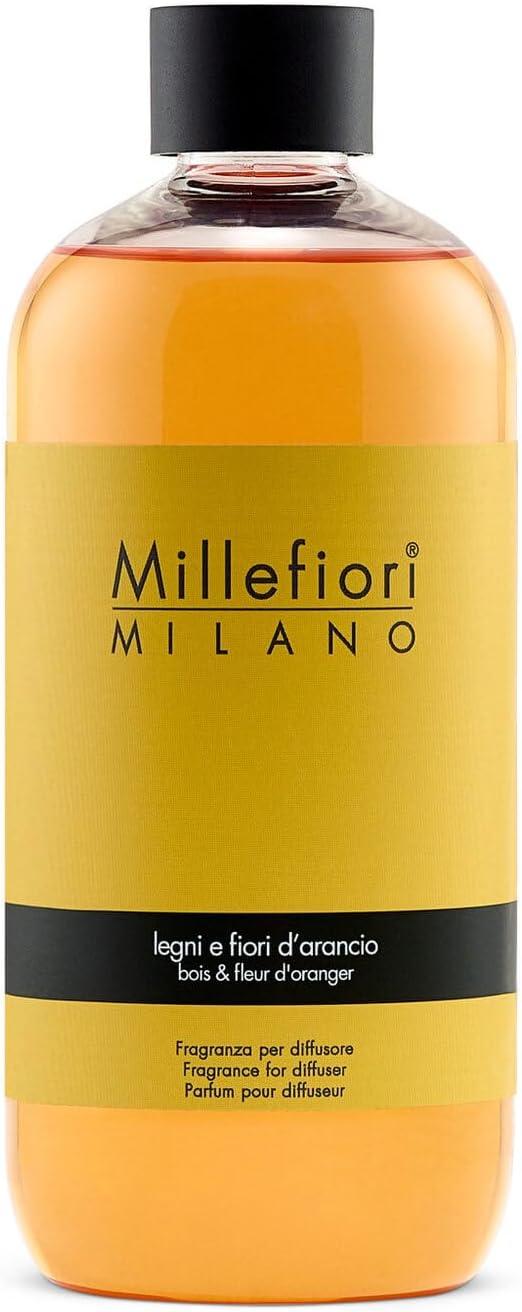 Millefiori Natural Fragrance Diffuser Refill - Legni E Fiori DArancio 500ml/16. 9oz