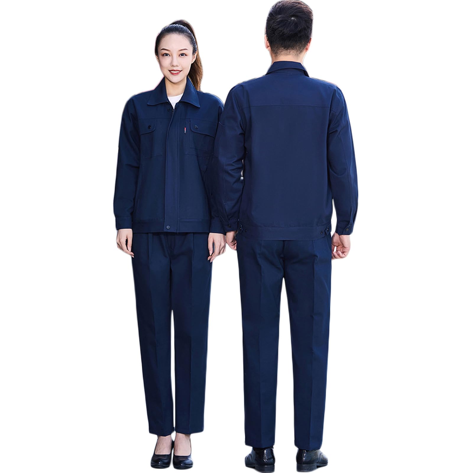 Combinaison De Coton Anti Static Long Sleeve Work Jacket & Workwear Pants Set Pour Hommes Et Femmes