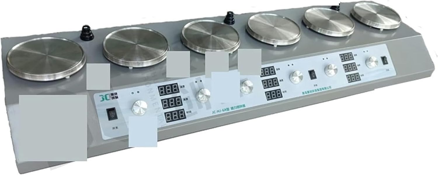 LCDデジタル磁気スターラーマルチヘッド磁気加熱スターラーデジタルディスプレイダブルリンク4リンク6リンク磁気スターラーホットプレー