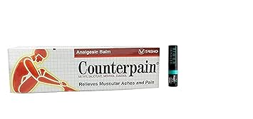 Taisho Counter pain Balm Relieves Muscle Aches - 120g + Peppermint inhaler thailand 2 in 1 inhaler- Pack of 1