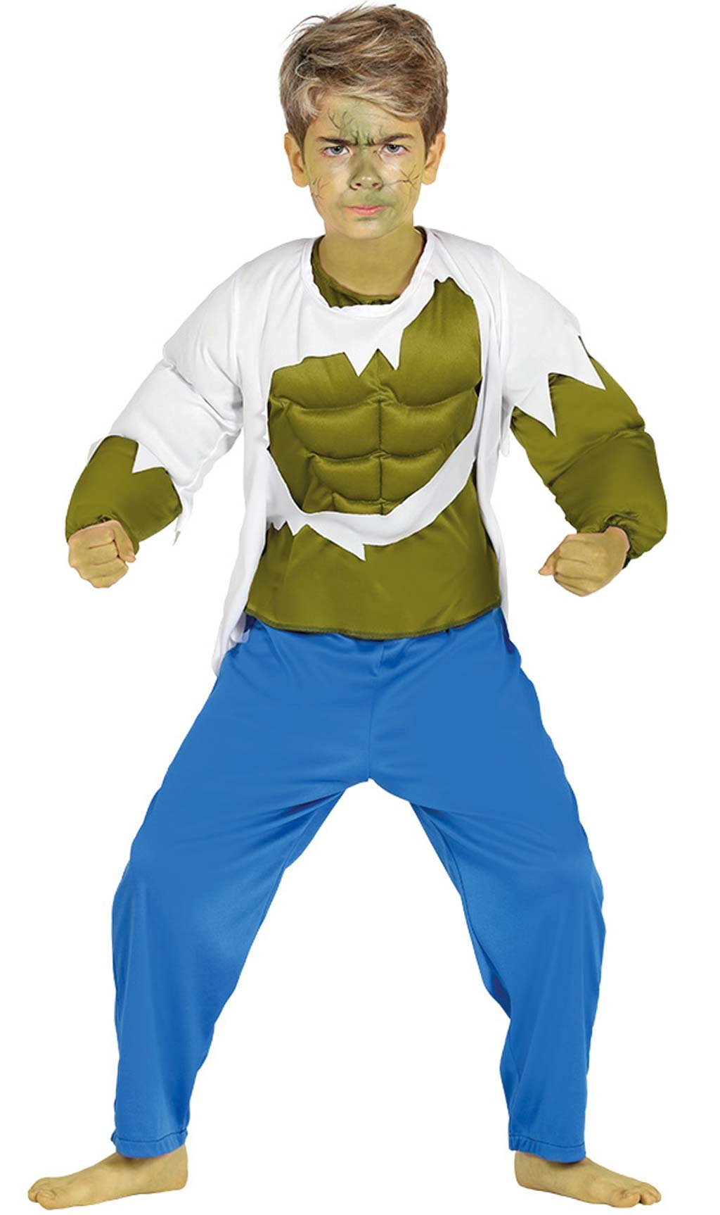 FIESTAS GUIRCA, S.L. - Disfraz de Forzudo Verde Hulk - GG87359