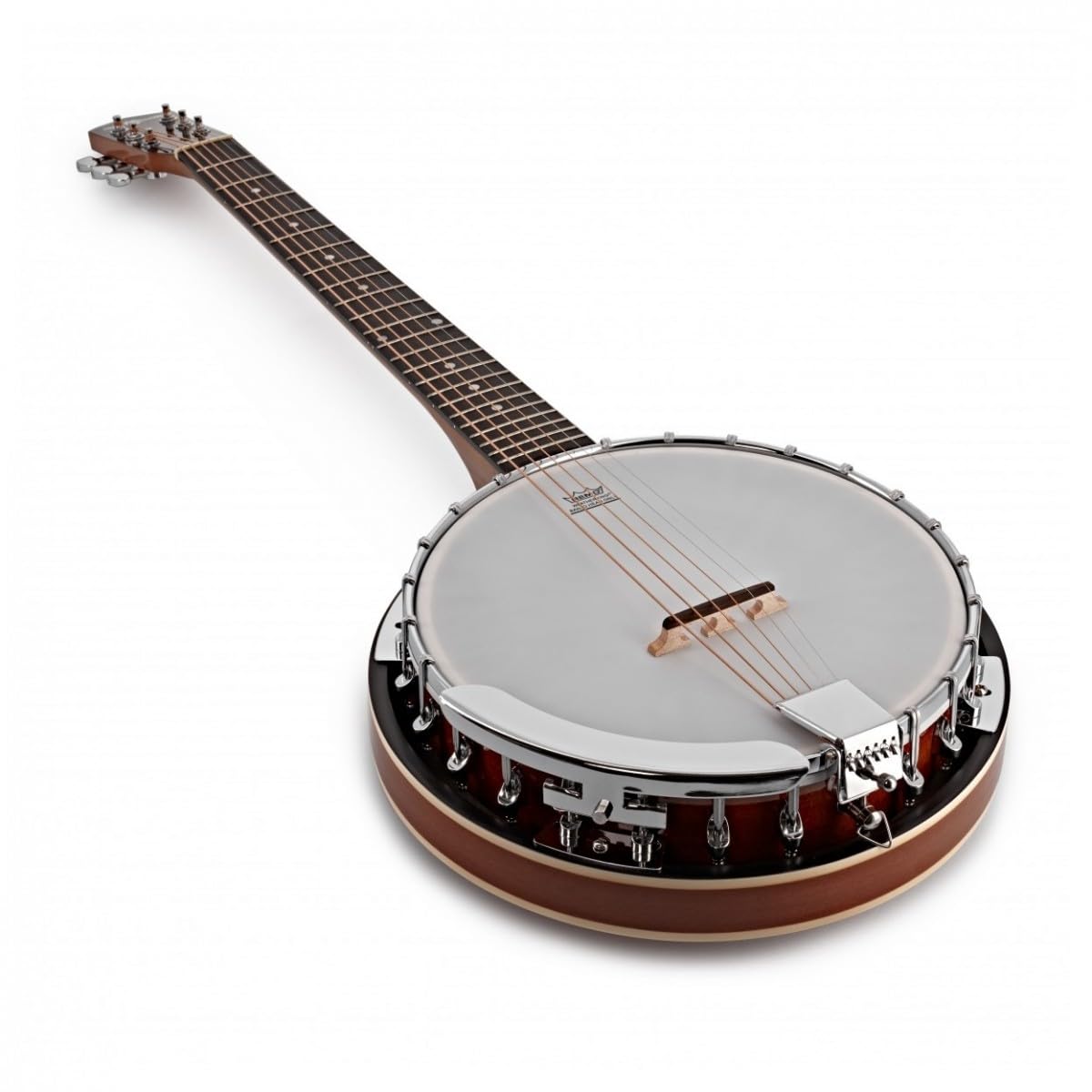Gear4music Chitarra banjo a 6 corde con borsa e accordatore per paletta
