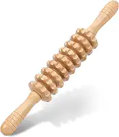Rolo de massagem de madeira, ferramentas de massagem para terapia de madeira, bastão de massagem manual, massageador de drenagem linfática para maderoterapia, anticelulite, escultura corporal,