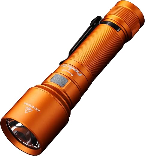 Fenix C7 LED Flashlight, 3000 Lumens High-Performance Rechargeable Torch, 470m Beam Distance, USB-C Charging, Magnetic Bas...