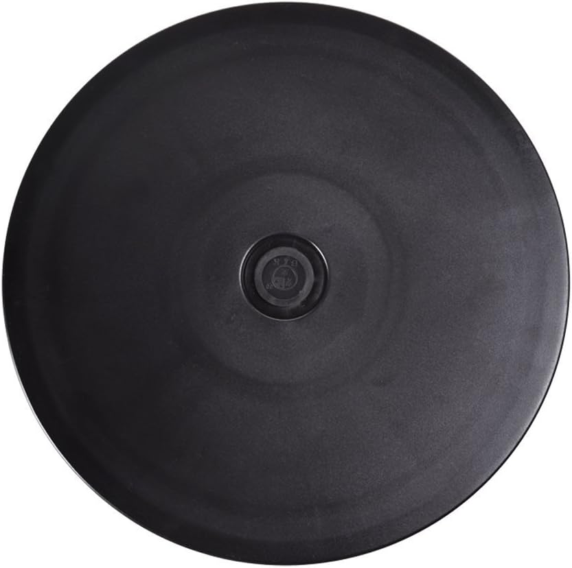 Lazy Susan, BLACK Acrylic Turntable Organizer Heavy Duty Rotating Swivel Steel Ball Bearings Stand for Monitor/TV/Turntable/Lazy Susan,With Steel Ball Bearings for Indoor/Outdoor (8INCH, BLACK)