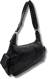 شنطة يد للنساء مصنوعة من الجلد، شنطة بيد علوية بتصميم عصري وأنيق يمكن حملها باليد أو على الكتف بفضل حزامها القابل للتعديل، الأبعاد: 19 × 30 × 10 سم، موديل 1571 من ايسل