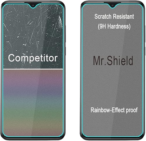 Miniatura 7 de Mr.Shield [Paquete de 3] Diseñado para TCL 30 SE [vidrio templado] [Vidrio japonés con dureza 9H] Protector de pantalla con reemplazo de por vida