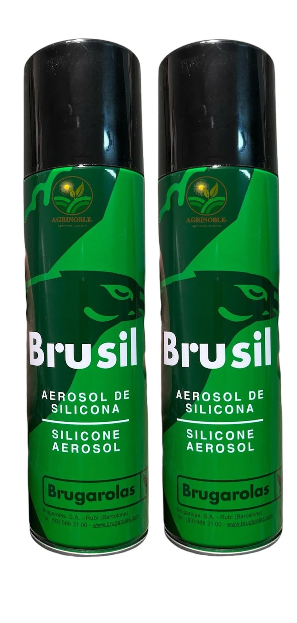 Spray silikonowy do gumy lub tworzyw sztucznych. Brusil Brugarolas Spray silikonowy 500 ml (PACK 2 SZTUK)