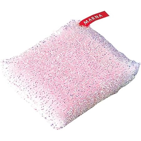 Amazon マーナ Marna キラキラスポンジマルチタイプ ピンク K129p キッチンスポンジ オンライン通販