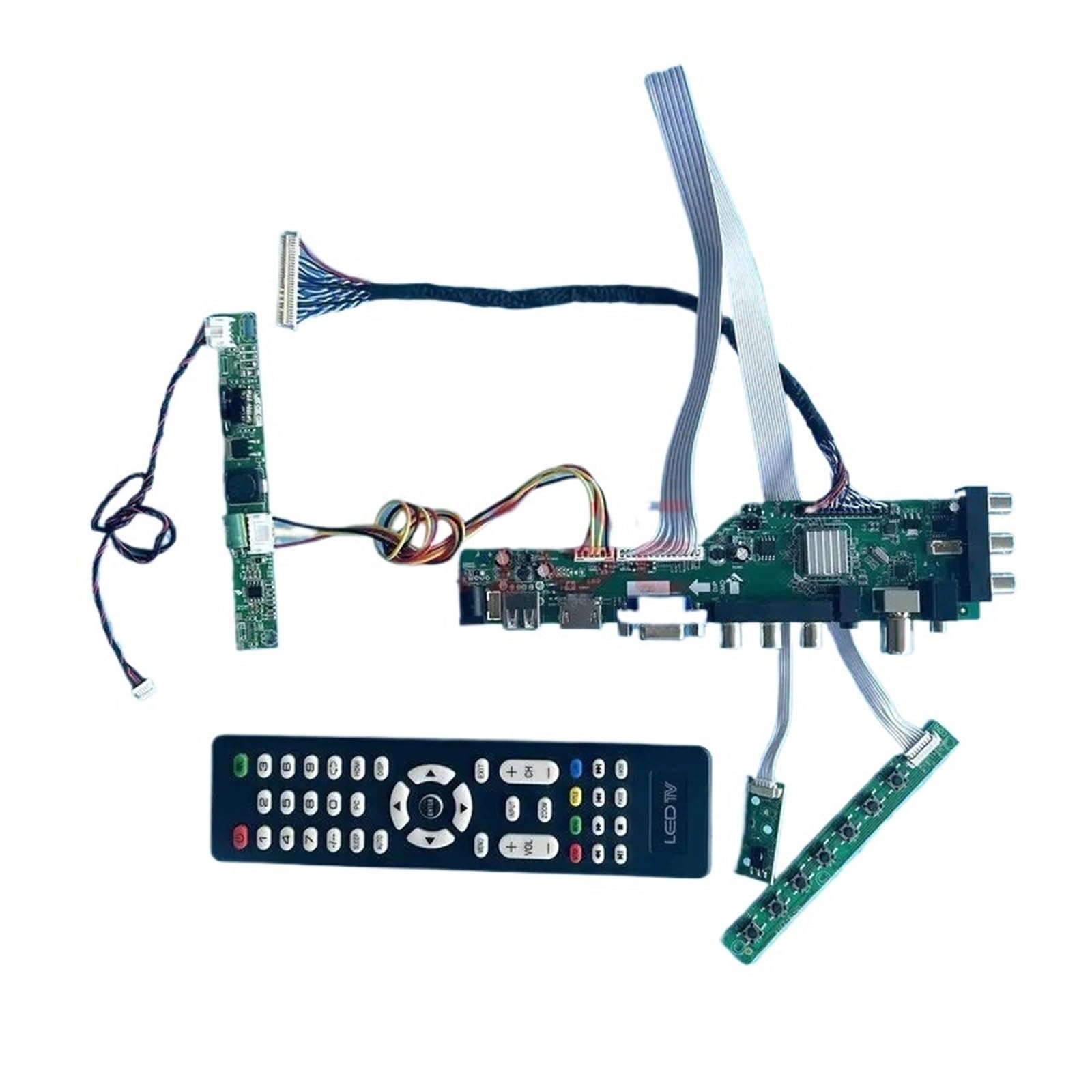 Scheda Driver LCD Fit T215HVN01 T215HVN05 CLAA215FA04 Kit DVB Segnale Digitale LVDS A 30 Pin 1920 * 1080 AV+USB+DHMI+VGA Display Da 21,5" | For T215HVN05.0