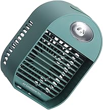1 peça ventilador de umidificação e ar condicionado ventilador de ar condicionado de verão mini refrigerador de ar condicionado mini ar condicionado portátil USB mesa ventilador de mesa gel de sílica pequeno ventilador de ar condicionado escritório