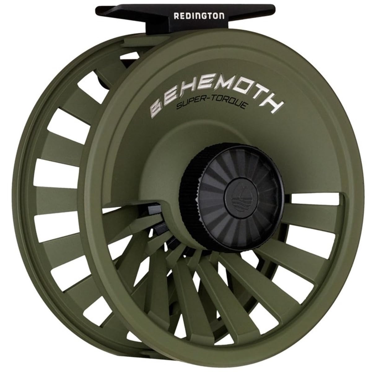 Redington Behemoth Fly Reel – Heavy-Duty Carbon Drag, Large Arbor, Die-Cast Frame & Deep V-Spool – Freshwater & Saltwater Fly Fishing Reel for Trout, Bass, Salmon & Big Game – 5/6 to 11/12 Weights