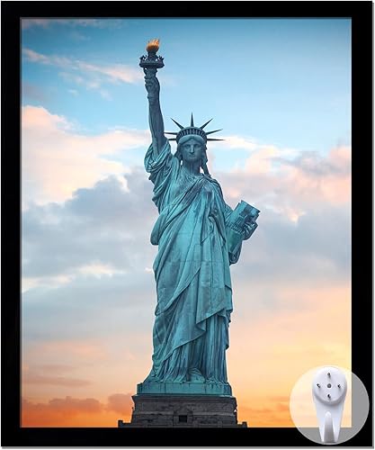 Miniatura 24 de OMAIGAR Marco de fotos de 14x22 para póster, foto, lienzo, certificado de 14x22, negro, marco de fotos de alta transparencia, pared, escritorio