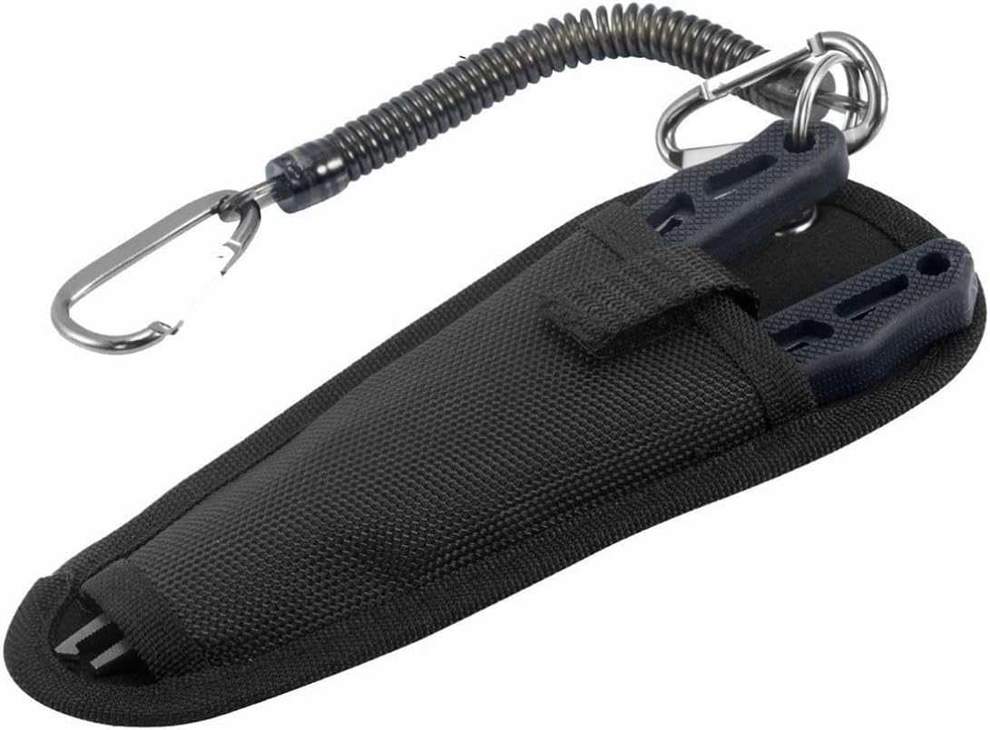 Happyyami 3pcs Practical Sea Fishing Pliers Set Lure Remover Freshwater Tackle Black Comfortable Grip