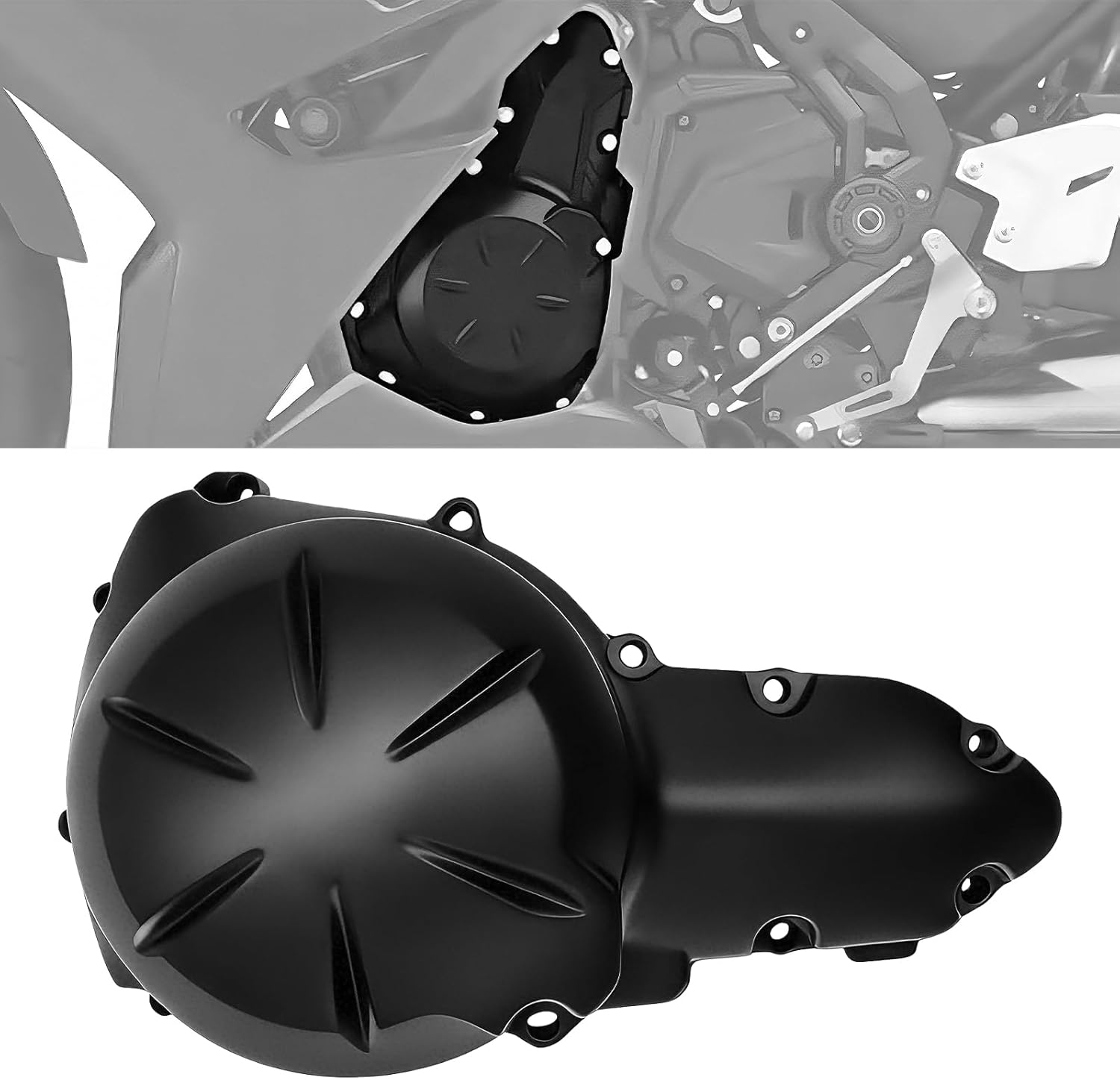 Engine Stator Crankcase Cover Fits for Kawasaki EX650 Ninja 650R 2009-2011, Versys 2010-2013, Versys 650 ABS 2014-2021, 650 LT 2015-2017 Models, Replace# 14031-0096