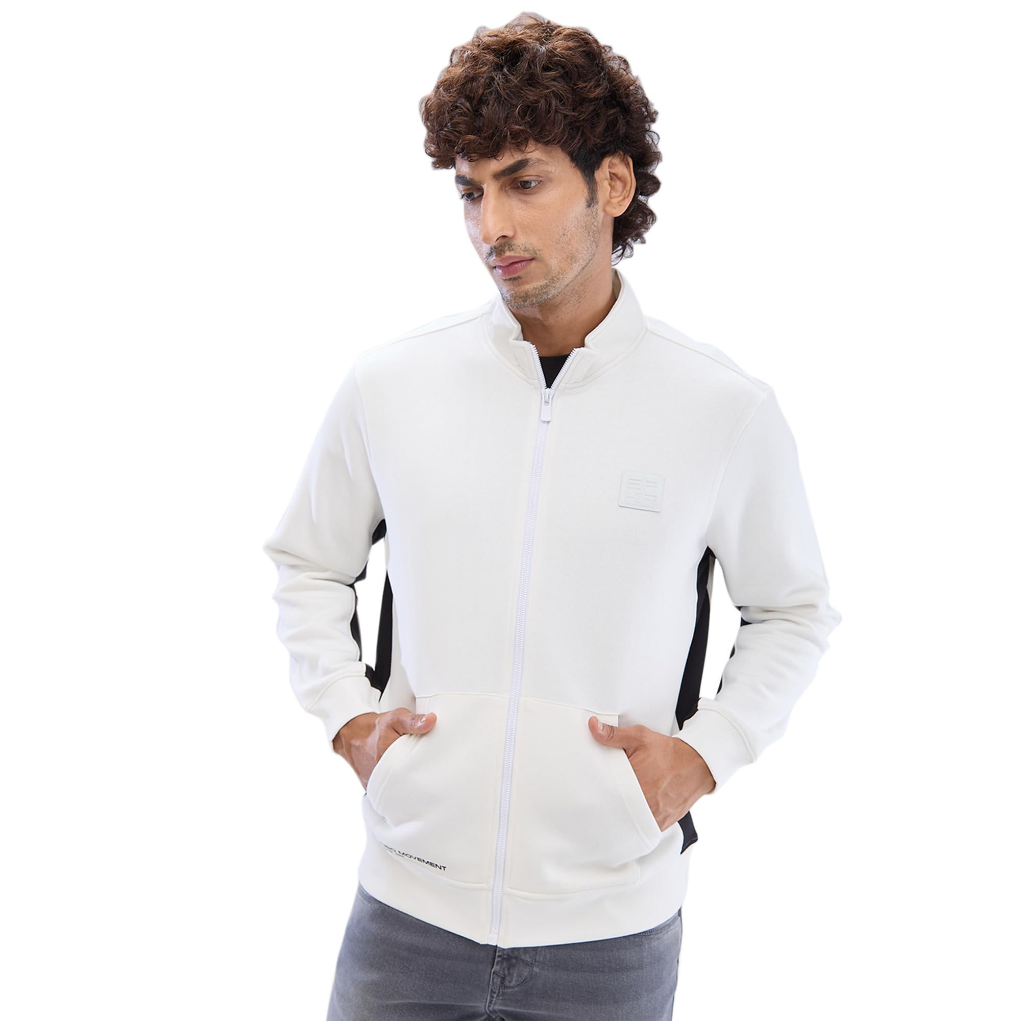 spykar Full Sleeve Regular Solid Black Sweatshirts for Men-picture-40