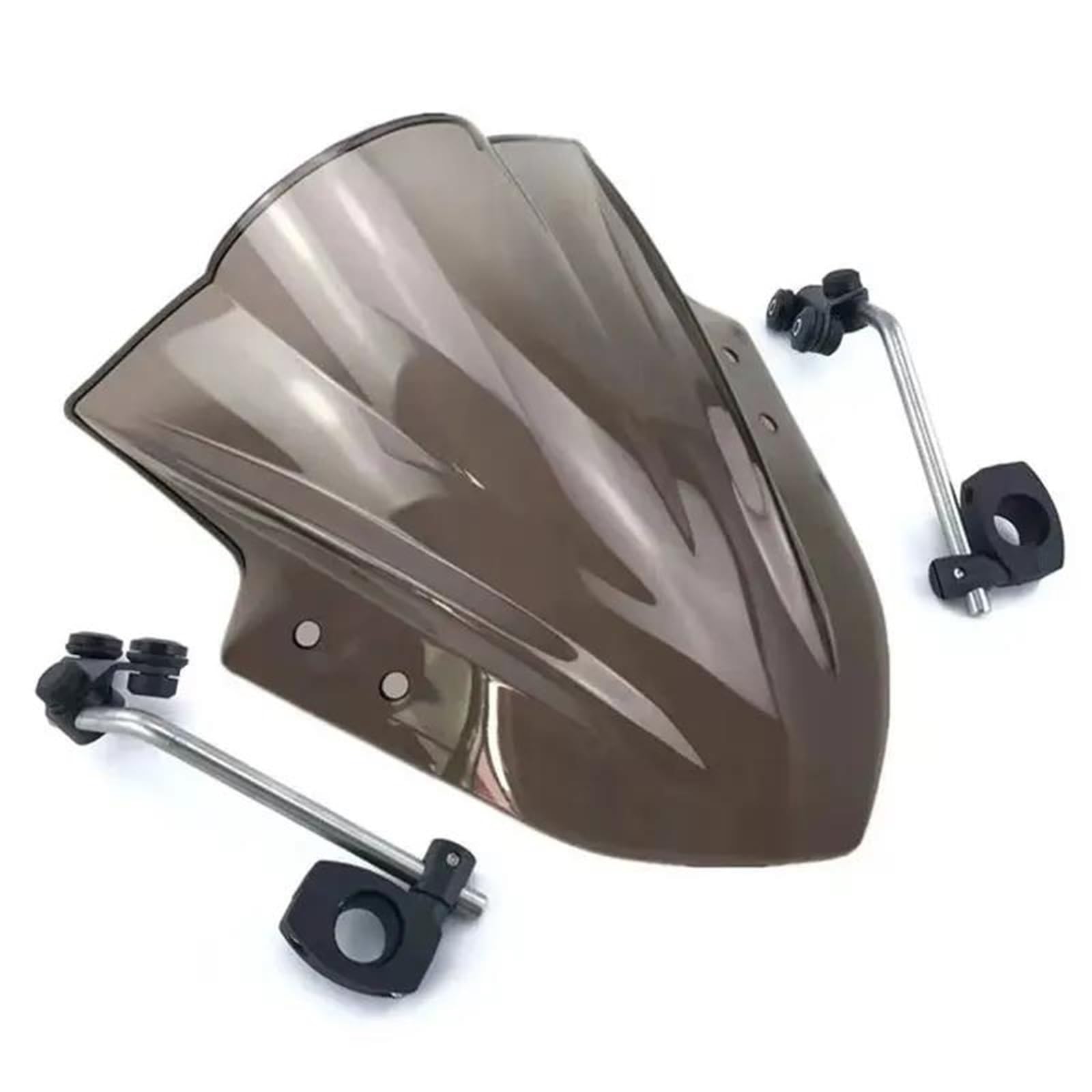 Dla YAMAHA FZ6 S2 FZ8 FZ8N FZ1 FZ1N 2001-2015 Kierownica Motocykla Szyba Przednia Szyba Przednia Deflektory Wiatru Deflektor Przedniej Szyby Motocykla(Smoke)