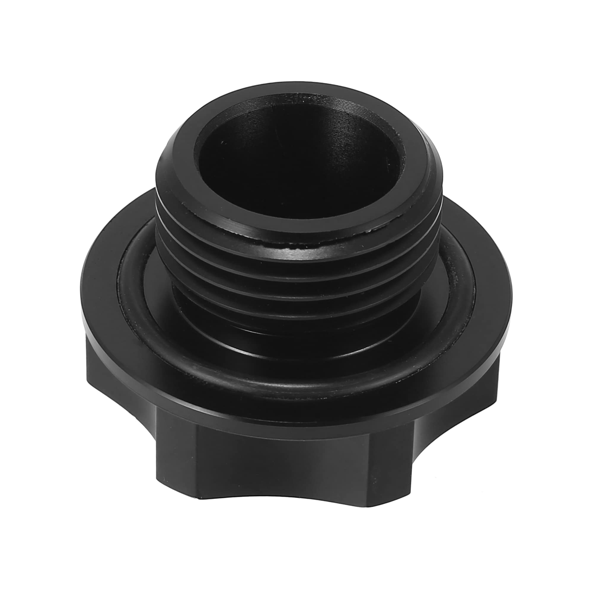 X AUTOHAUX Black Aluminum Oil Filler Cap - M37x3 Thread For Toyota Models, 31x57mm - View #5