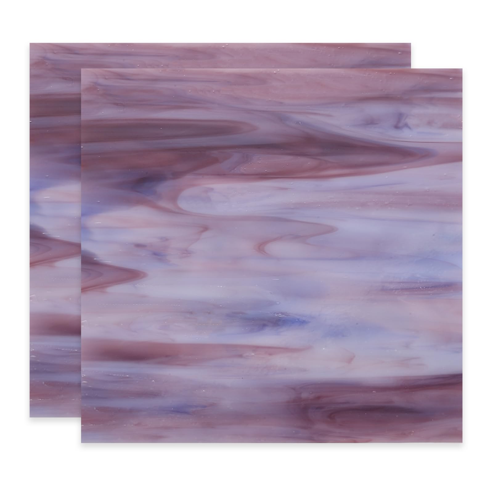 PATIKIL 4 x 4 Inch Transparent Stained Glass Sheets
