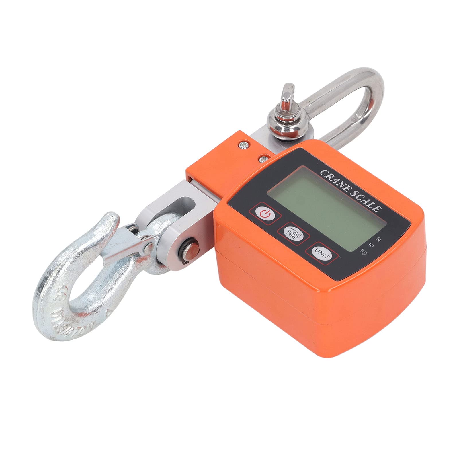 Waga dźwigowa lvifloae OCS-P4 LCD, cyfrowa waga z hakiem do zawieszania 500kg/1102lb, przenośna elektroniczna waga wędkarska ze stali stopowej do ważenia przemysłowego i
