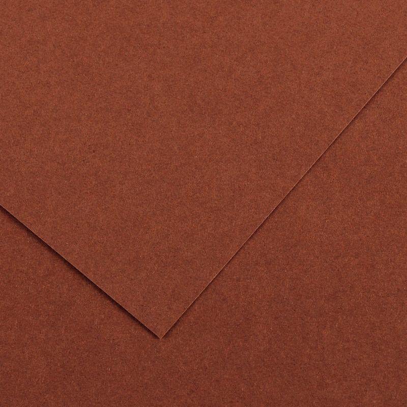 Paquet de 10 feuilles de papier Colorline CANSON 50 x 65 cm 150 g chocolat