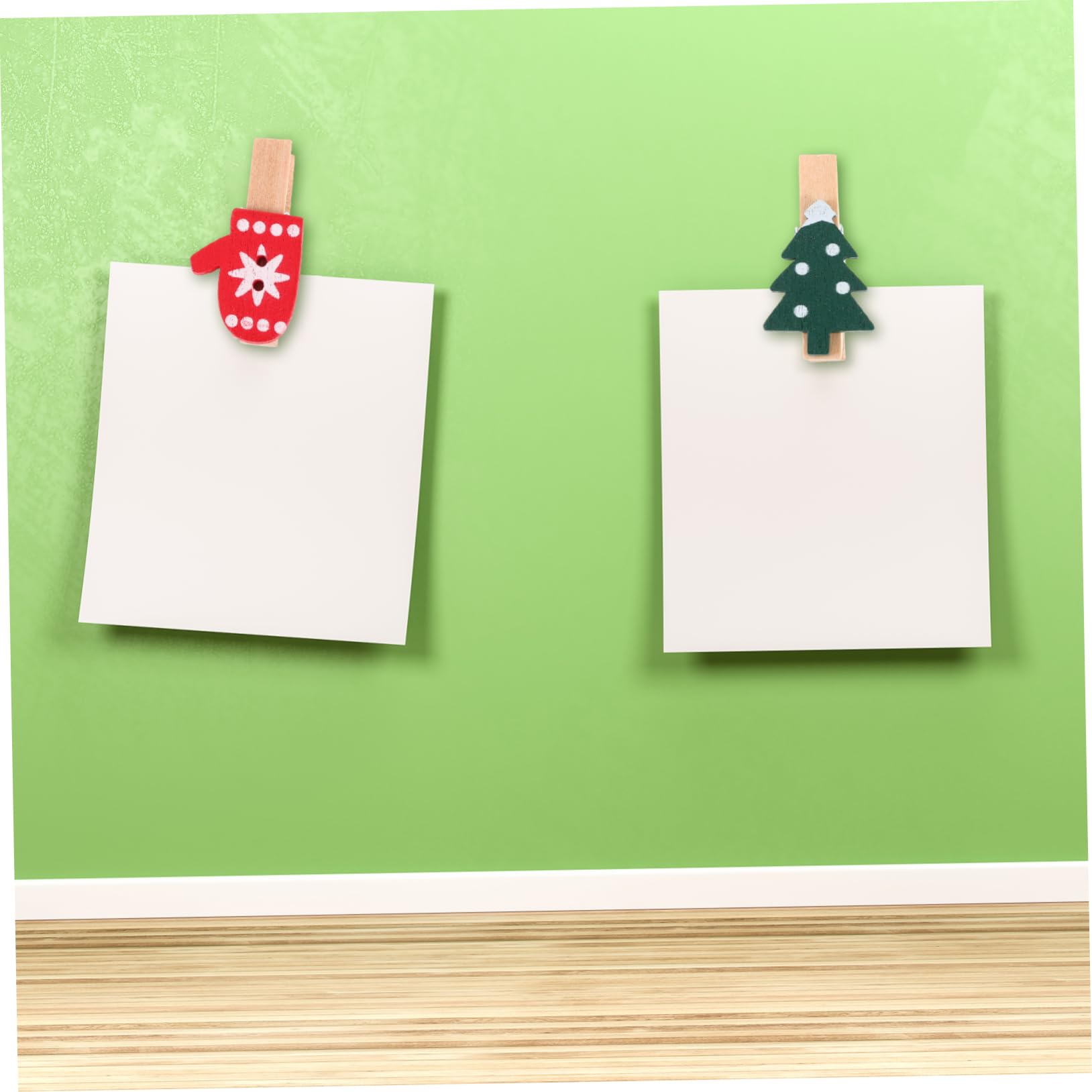 SOIMISS 625stücke Weihnachts Holzklammern Xmas Foto Clips Für Dekoration Kunsthandwerk Und Erinnerungen Schneeflocken Handschuhe Weihnachtsbaum Und Designs Für Festlichkeiten Und Partys