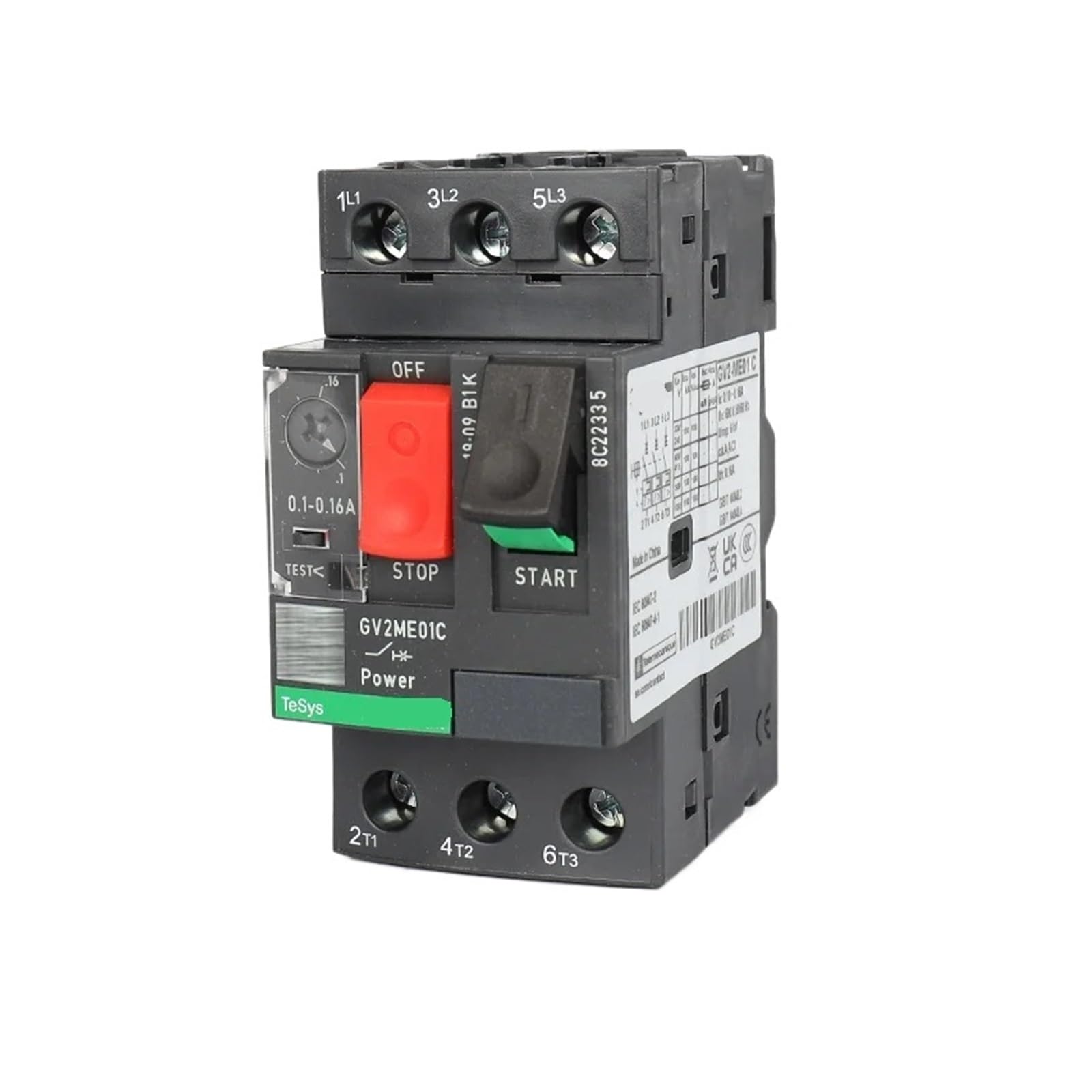 Disjoncteurs moteurs GV2ME21C coupure magnétothermique réglable de 17A à 23A