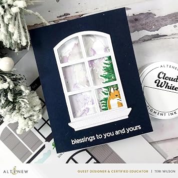 Altenew Through the Window Layering Die Set, Unique Window-Themed Die, Adorable Window Die for Accents, Perfect for Cardmaking, Scrapbooking, Journaling, and Paper Crafting